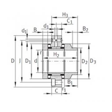 15 mm x 60 mm x 7,5 mm Outer Diameter (mm) INA ZARF1560-L-TV complex bearings