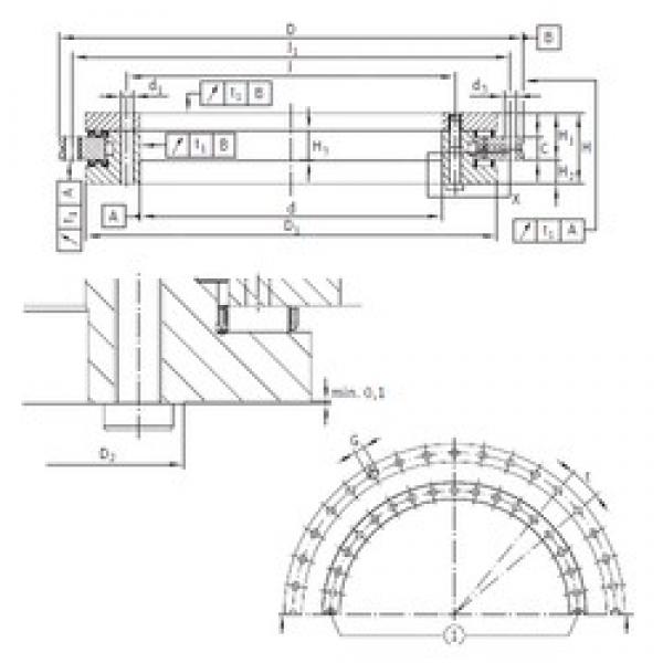 Brand INA YRTE460 complex bearings #1 image
